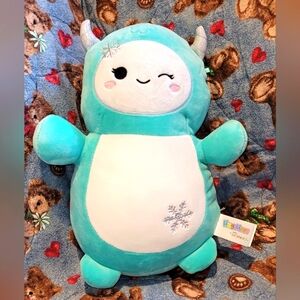 🎄 Squishmallows HugMee Yollie The Teal Yeti